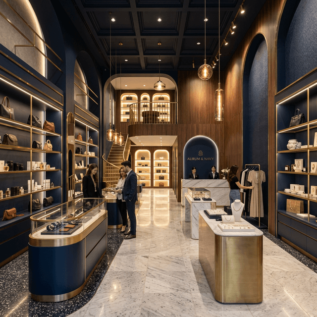 Lüks Mağaza Dekorasyonu
