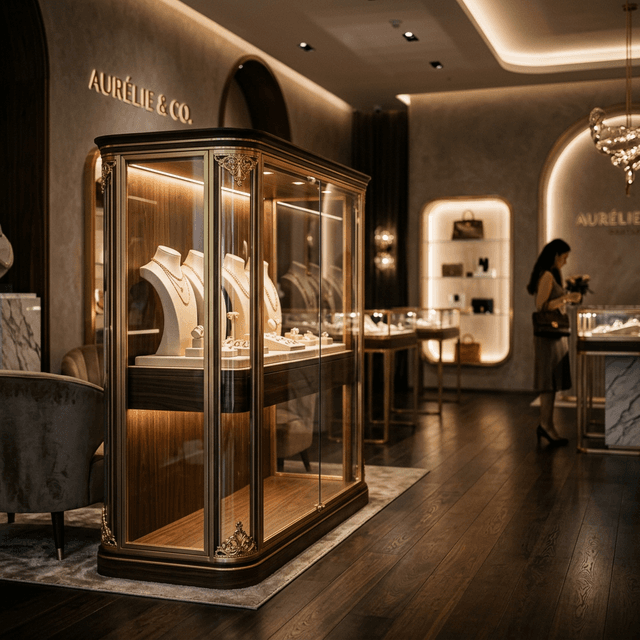 Modern Kuyumcu Dekorasyonu